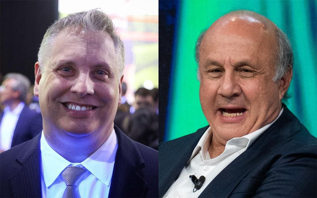 Photos de John Overdeck (à gauche) et David Siegel